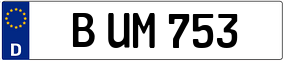 Truck License Plate